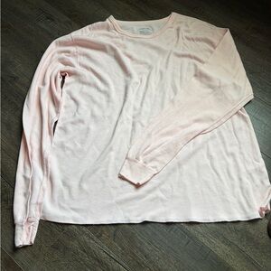 Women's Pink Long Sleeve Pajama Set